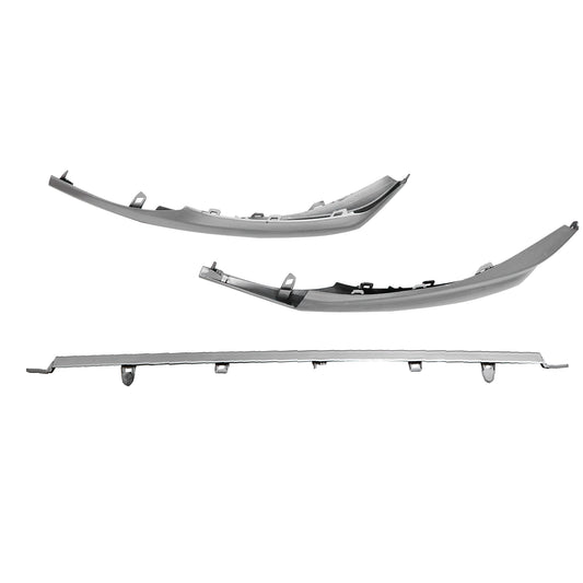 For 2021-2024 Toyota Camry SE XSE Front Bumper Grille Molding Lower Trim Silver