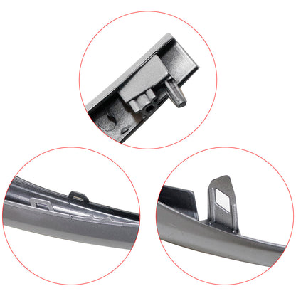 For 2021-2024 Toyota Camry SE XSE Front Bumper Grille Molding Lower Trim Silver