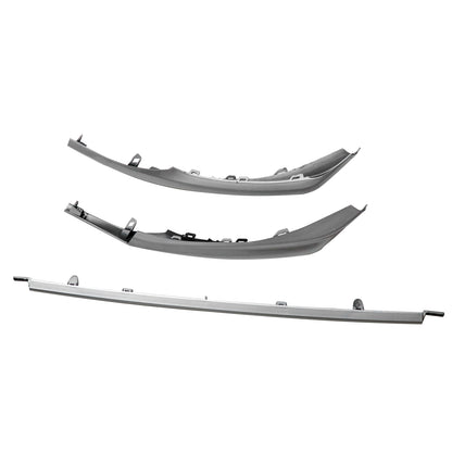 For 2021-2024 Toyota Camry SE XSE Front Bumper Grille Molding Lower Trim Silver