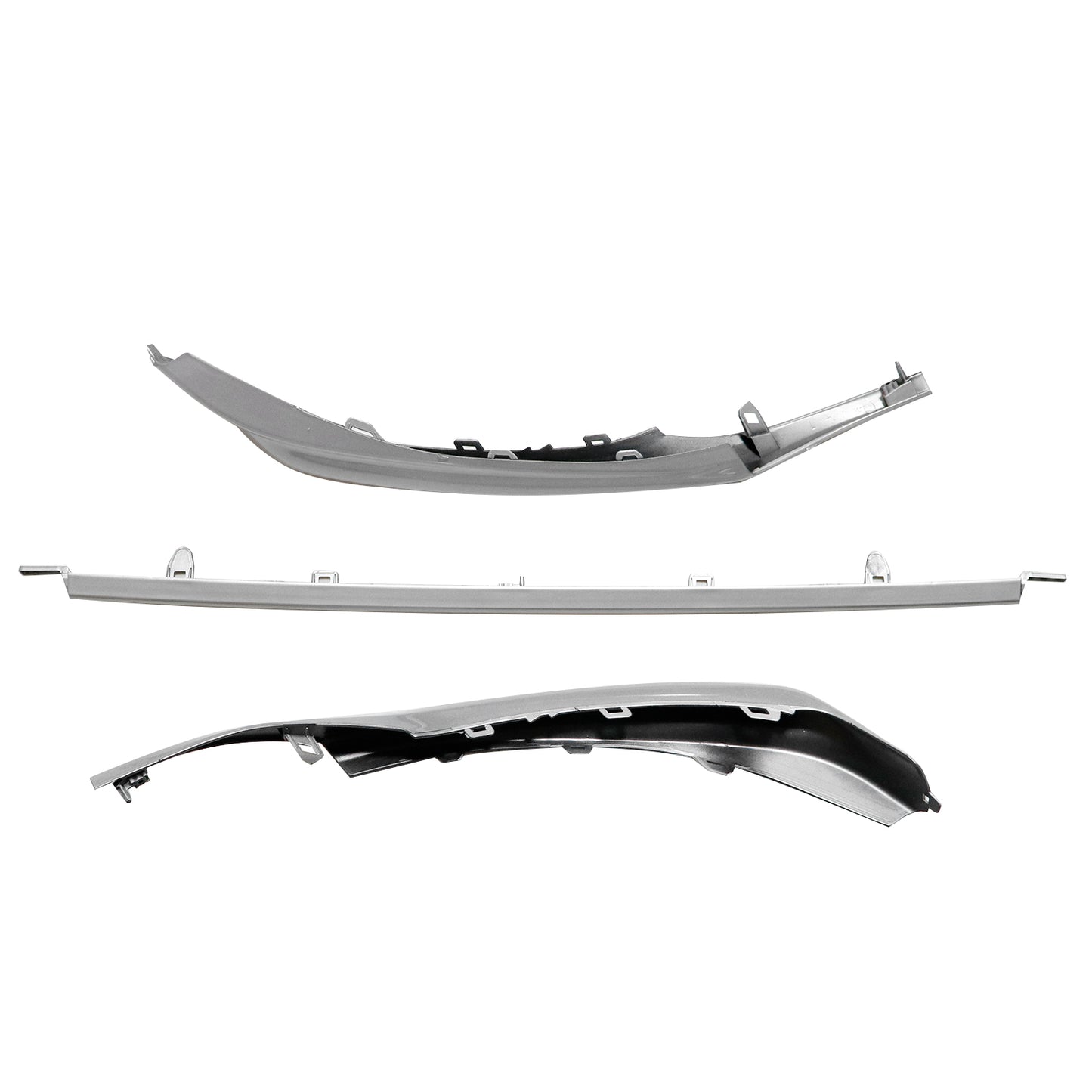 For 2021-2024 Toyota Camry SE XSE Front Bumper Grille Molding Lower Trim Silver