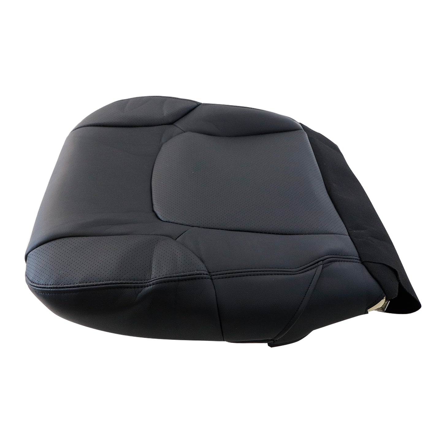 For 2010 2011 2012 Nissan Frontier PRO-4X Driver Bottom Leather Seat Cover Black