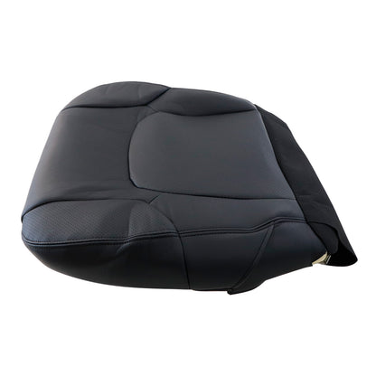 For 2010 2011 2012 Nissan Frontier PRO-4X Driver Bottom Leather Seat Cover Black