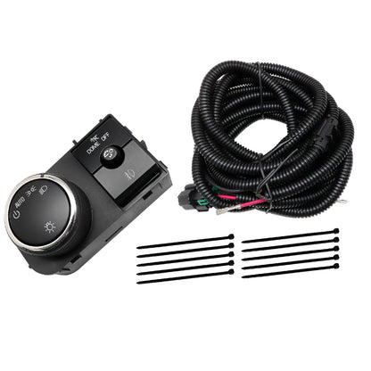 Headlight Fog Light Switch For Chevy Silverado Tahoe GMC Sierra Yukon 25858705