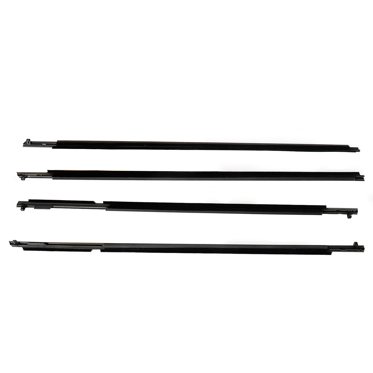 For Lexus GX460 GX400 10-19 FL FR RL RR Chrome Door Belt Moudings Weatherstrips