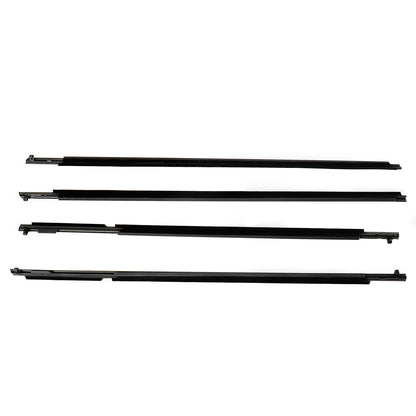 For Lexus GX460 GX400 10-19 FL FR RL RR Chrome Door Belt Moudings Weatherstrips