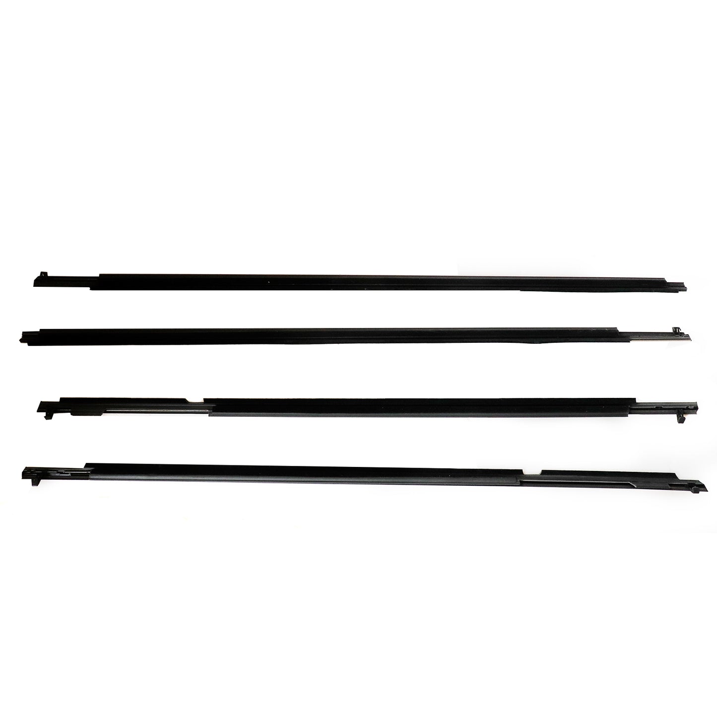 For Lexus GX460 GX400 10-19 FL FR RL RR Chrome Door Belt Moudings Weatherstrips