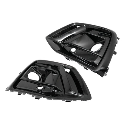 Front Bumper Fog Light Lamp Grille Cover Bezel For Audi Q5 2021-2023 Left+Right