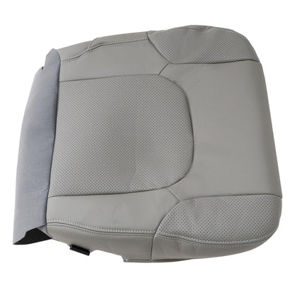 For 2005-2021 Nissan Frontier Driver Bottom Lower Seat Cover Leather Steel Gray