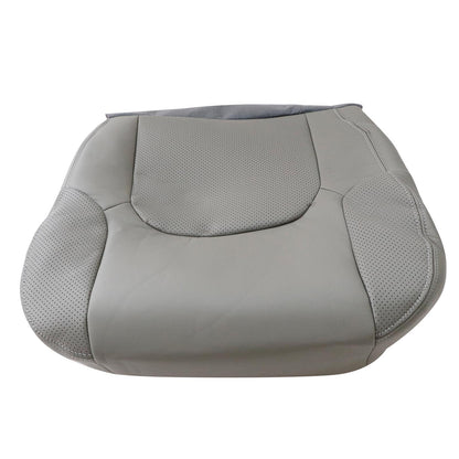 For 2005-2021 Nissan Frontier Driver Bottom Lower Seat Cover Leather Steel Gray