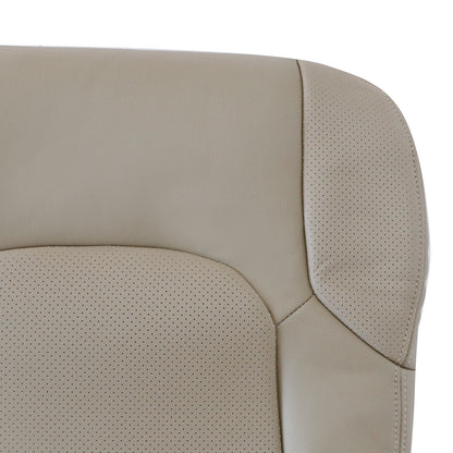 Fits 2005-2021 Nissan Frontier Driver Bottom Seat Cover Perforated Leather Tan