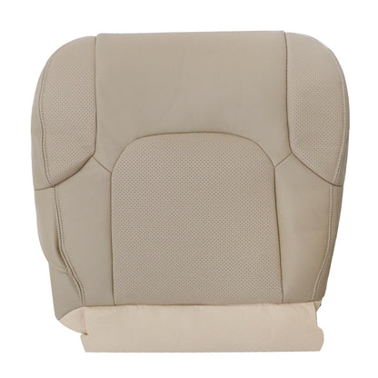 Fits 2005-2021 Nissan Frontier Driver Bottom Seat Cover Perforated Leather Tan