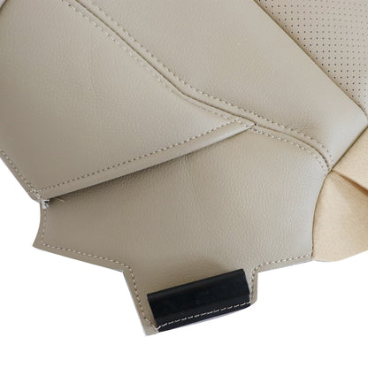 Fits 2005-2021 Nissan Frontier Driver Bottom Seat Cover Perforated Leather Tan
