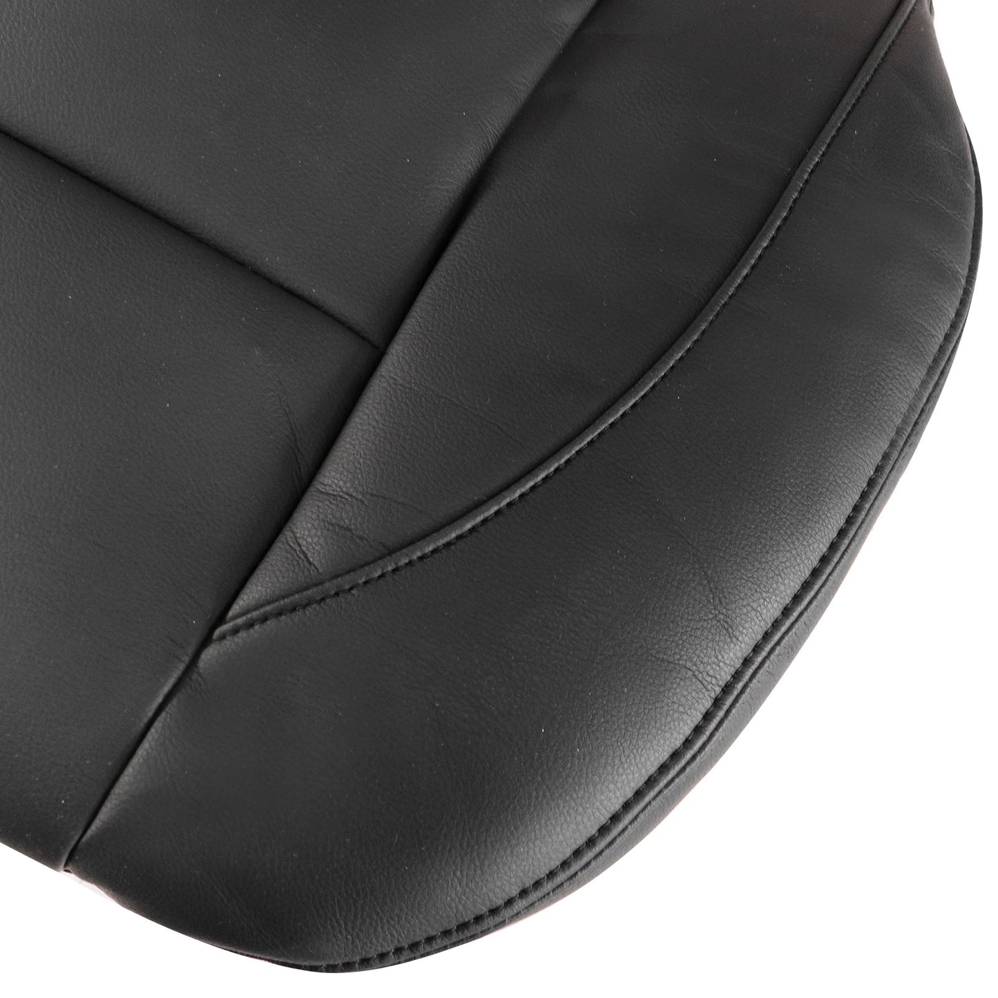 For 2005-2015 Nissan Titan Left Front Driver Bottom Leather Seat Cover Black