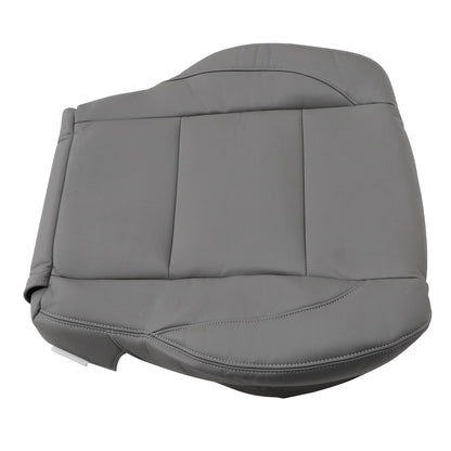 Driver Bottom Leather Seat Cover Gray For Nissan Titan 2005-2015 Replacement