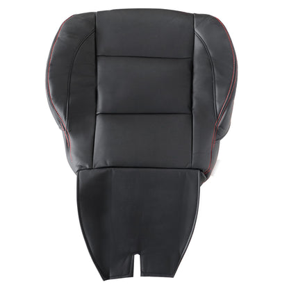 Red Seam For 2005-2015 Nissan Titan PRO-4X Left Front Driver Bottom Seat Cover