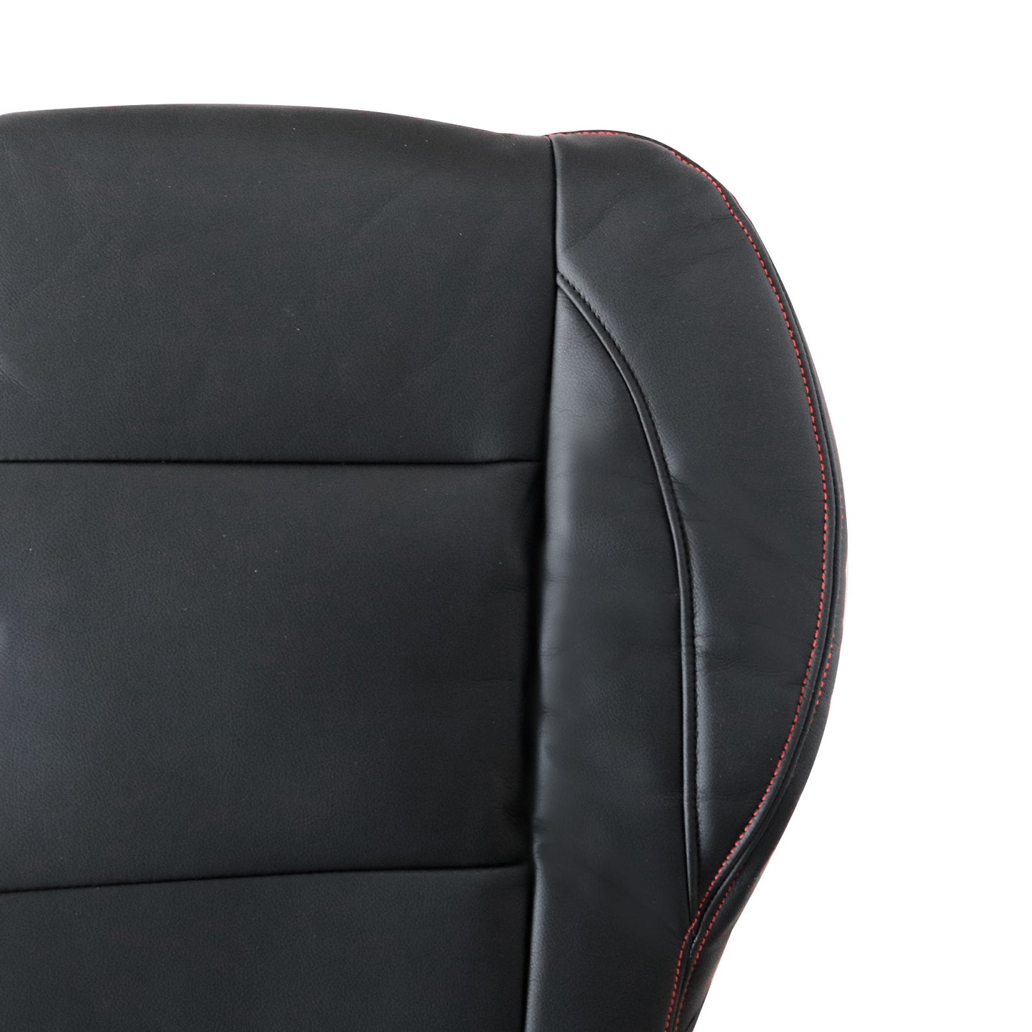Red Seam For 2005-2015 Nissan Titan PRO-4X Left Front Driver Bottom Seat Cover