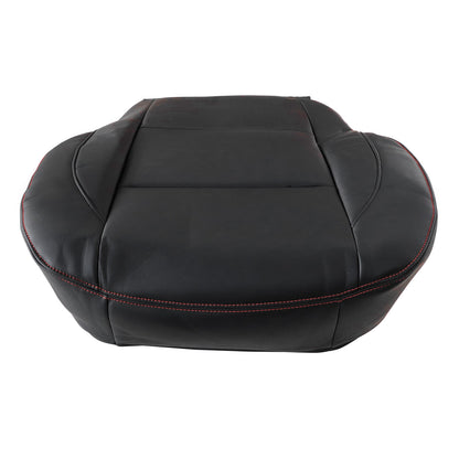 Passenger Bottom Seat Cover Black With Red Line Fits 2005-15 Nissan Titan PRO-4X