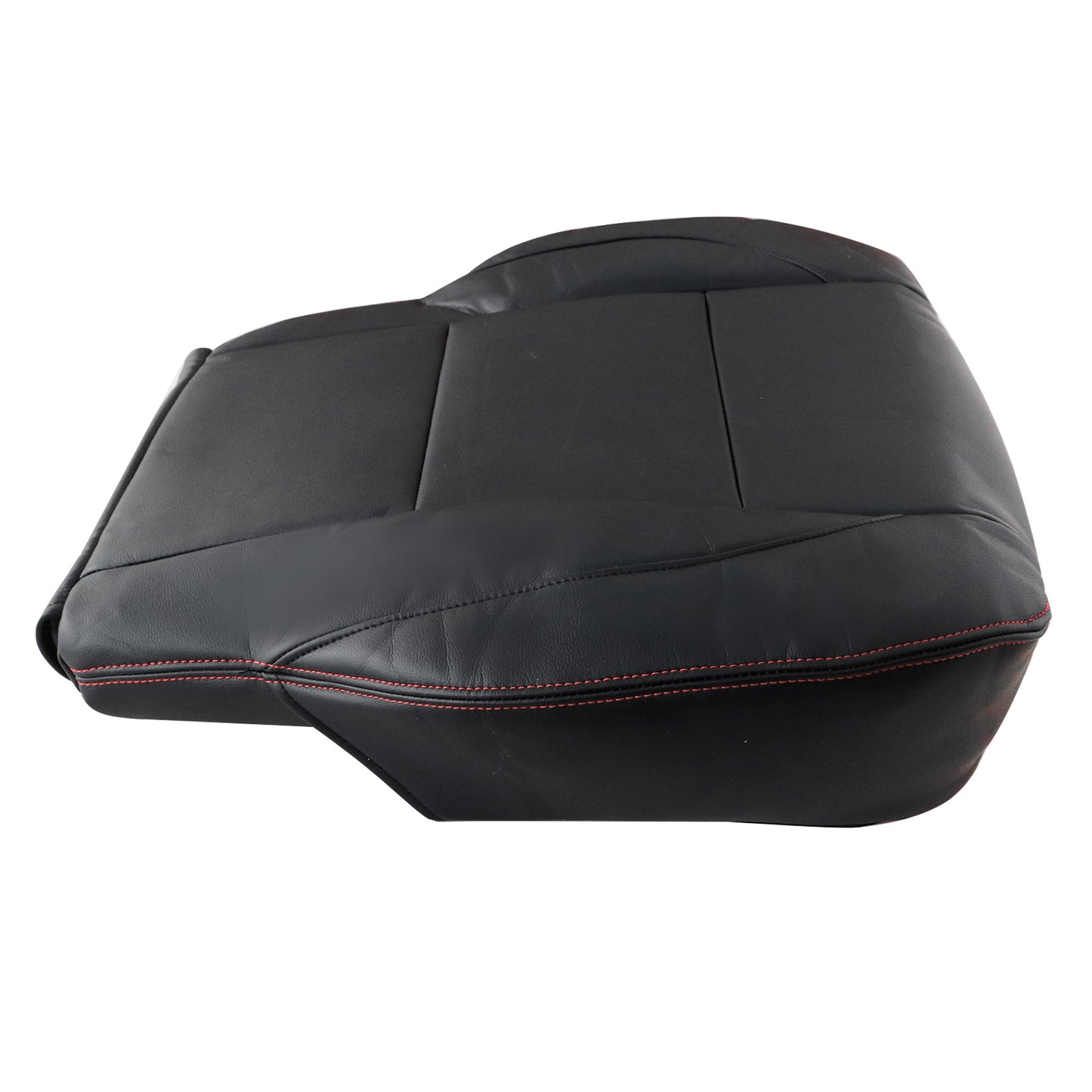 Passenger Bottom Seat Cover Black With Red Line Fits 2005-15 Nissan Titan PRO-4X