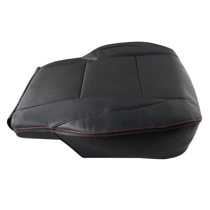 Passenger Bottom Seat Cover Black With Red Line Fits 2005-15 Nissan Titan PRO-4X