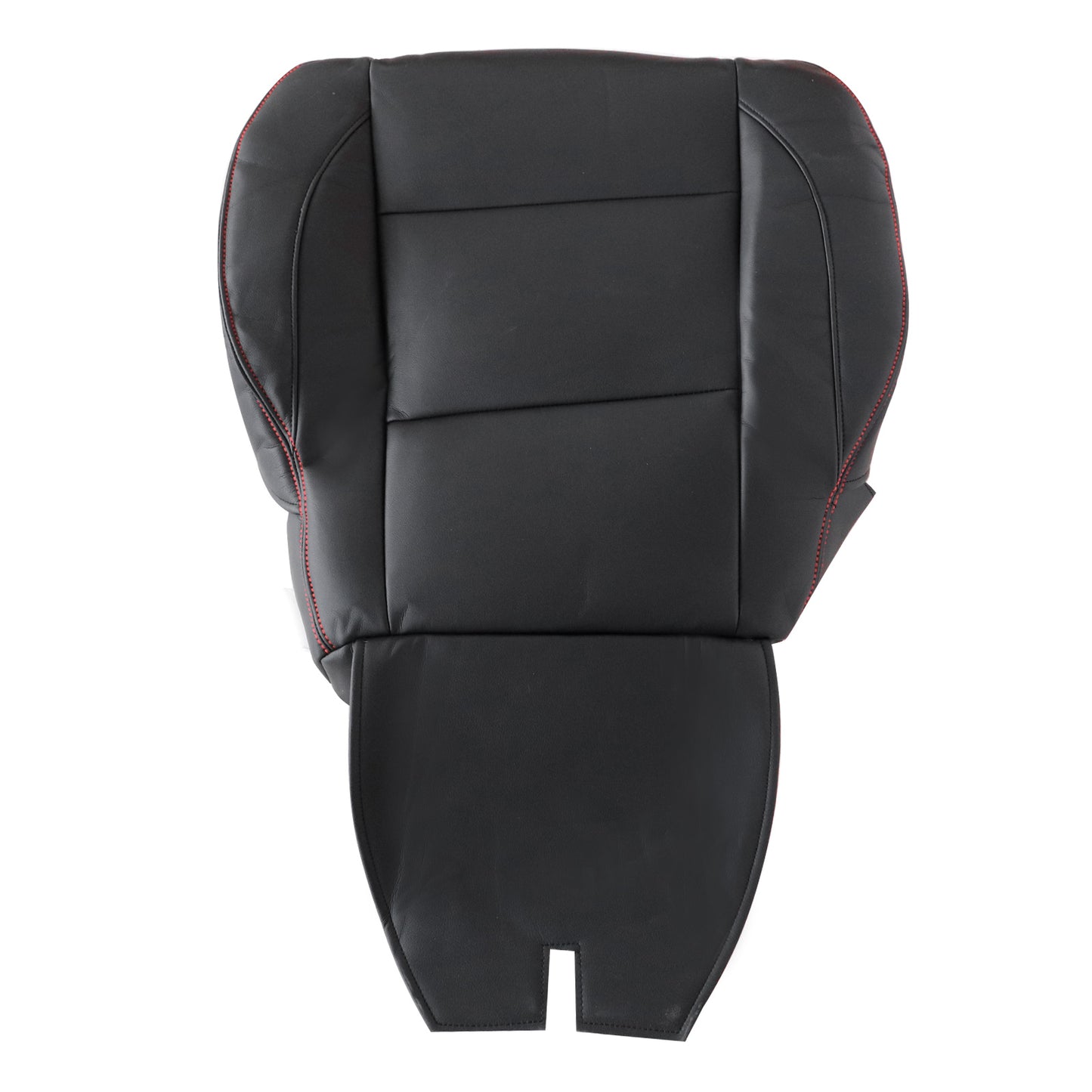 Passenger Bottom Seat Cover Black With Red Line Fits 2005-15 Nissan Titan PRO-4X