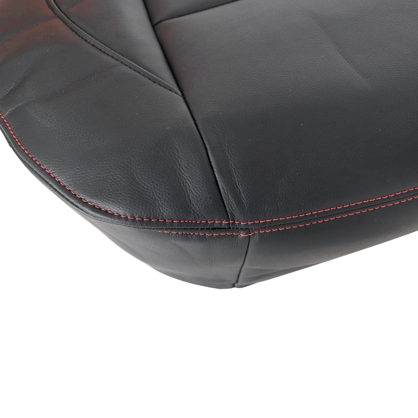 Passenger Bottom Seat Cover Black With Red Line Fits 2005-15 Nissan Titan PRO-4X