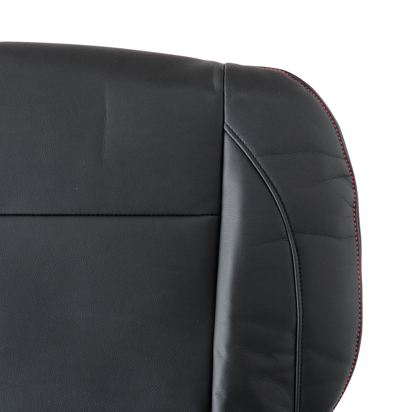 Passenger Bottom Seat Cover Black With Red Line Fits 2005-15 Nissan Titan PRO-4X
