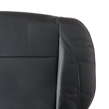 Passenger Bottom Seat Cover Black With Red Line Fits 2005-15 Nissan Titan PRO-4X