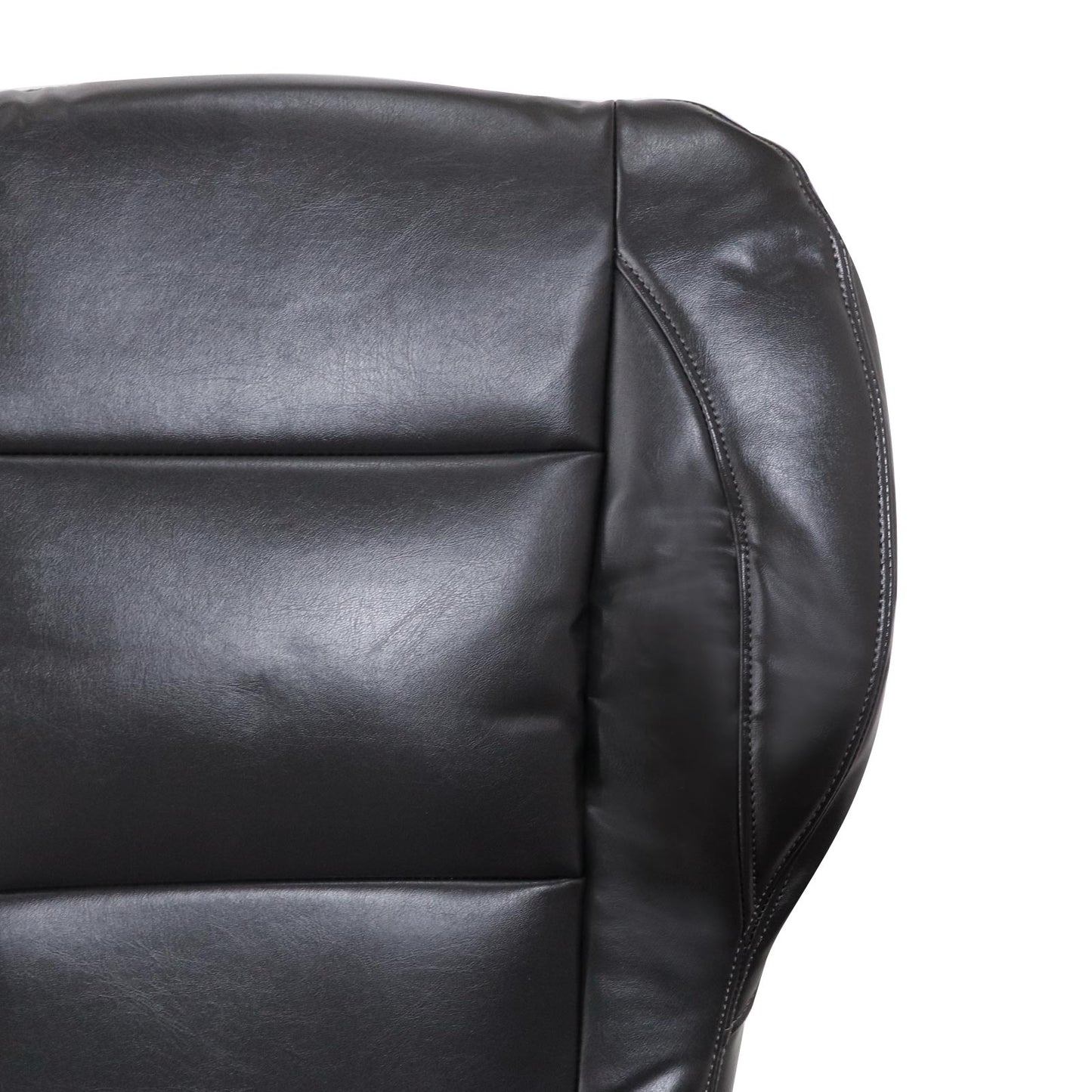 For 2005-15 Nissan Titan SV SL Left Driver Bottom Leather Seat Cover Dark Gray