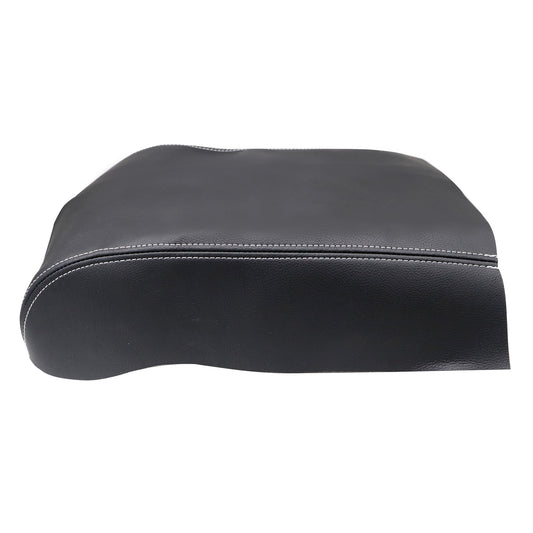 New For 2015-2019 Ford F150 Black Leather Armrest Center Console Lid Cover