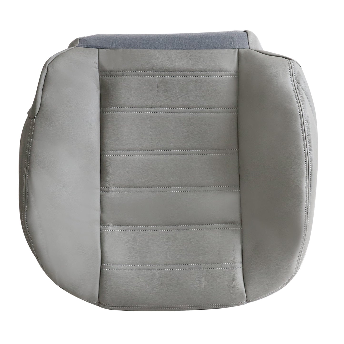 Driver Side Bottom Leather Seat Cover Gray For 2003 to 2007 Hummer H2