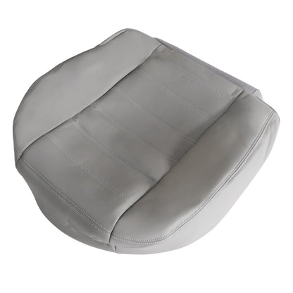 Driver Side Bottom Leather Seat Cover Gray For 2003 to 2007 Hummer H2