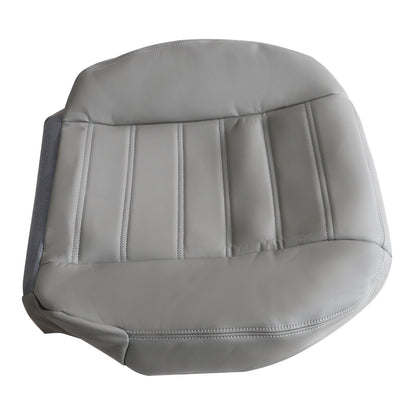 Driver Side Bottom Leather Seat Cover Gray For 2003 to 2007 Hummer H2