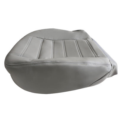 Driver Side Bottom Leather Seat Cover Gray For 2003 to 2007 Hummer H2