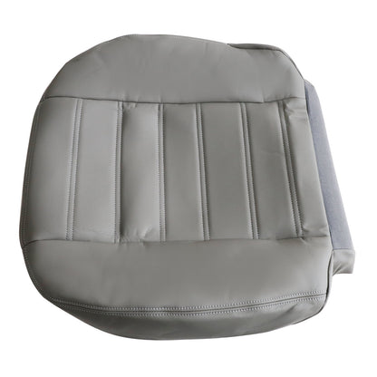 Driver Side Bottom Leather Seat Cover Gray For 2003 to 2007 Hummer H2