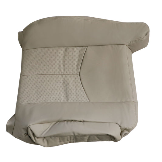 Fits 2003 2004 2005 2006 Cadillac Escalade Passenger Top Leather Seat Cover Tan