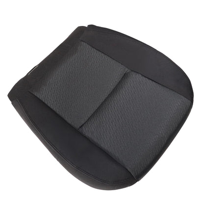 For 2007-2014 GMC Sierra 1500 2500HD 3500HD Driver Bottom Cloth Seat Cover Black