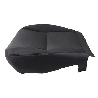 For 2007-2014 GMC Sierra 1500 2500HD 3500HD Driver Bottom Cloth Seat Cover Black