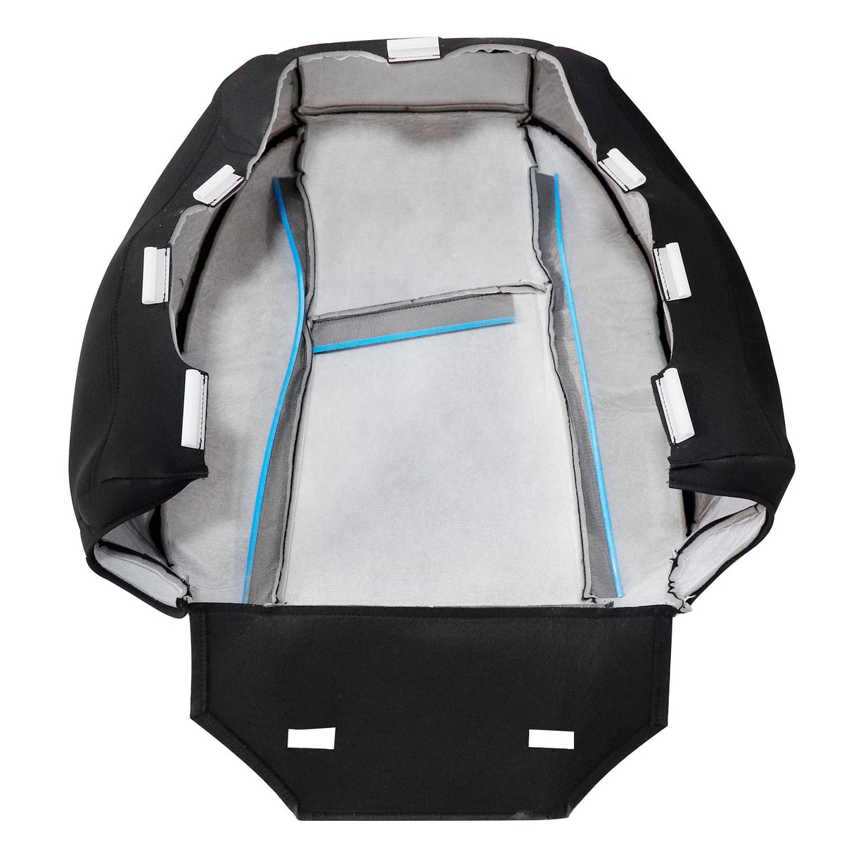 For 2007-2014 Chevy Silverado Driver Or Passenger Side Lean Back Seat Cover Gray
