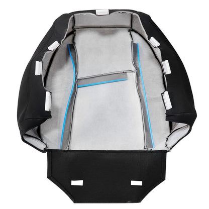 For 2007-2014 Chevy Silverado Driver Or Passenger Side Lean Back Seat Cover Gray