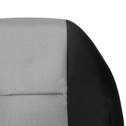 For 2007-2014 Chevy Silverado Driver Or Passenger Side Lean Back Seat Cover Gray