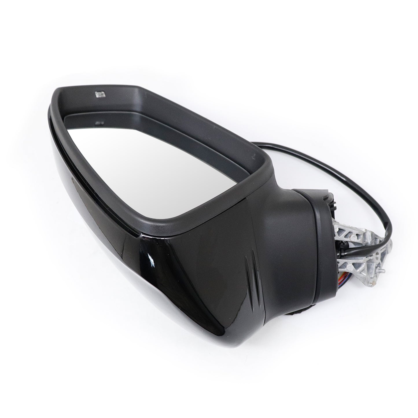 For VW Tiguan 18-23 Passenger Right Side Heated Black Painted Turn Light Mirror
