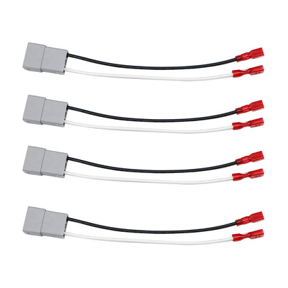 4¡Á Speaker Connector Adapter Select for 1986-2013 Acura Honda Isuzu