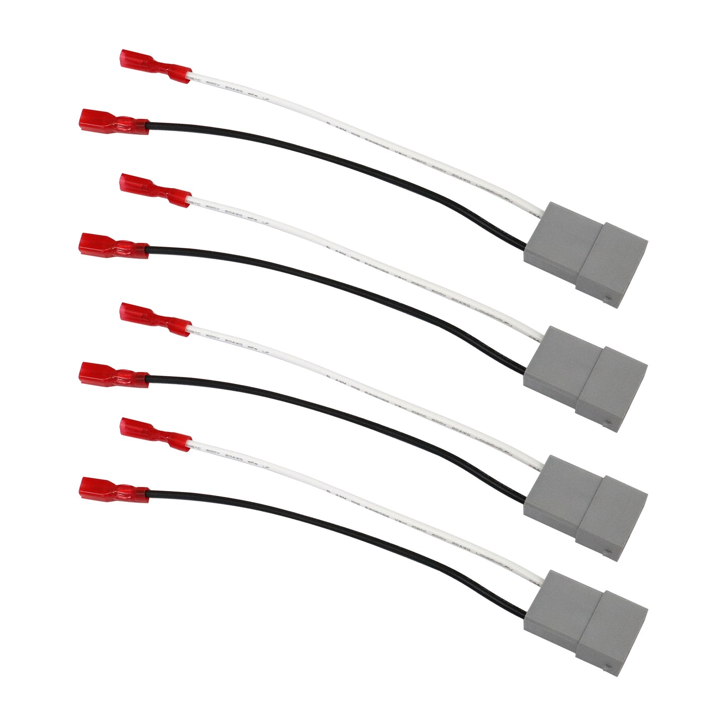 4¡Á Speaker Connector Adapter Select for 1986-2013 Acura Honda Isuzu