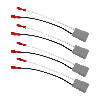 4¡Á Speaker Connector Adapter Select for 1986-2013 Acura Honda Isuzu