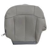 For 2002 Cadillac Escalade EXT Driver Bottom Perforated Leather Seat Cover Gray