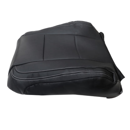 For 2015 2016 2017 Ford F150 Lariat Driver Top Perforated Seat Cover Black