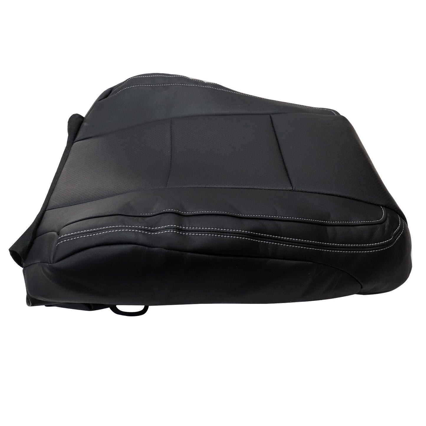 For 2015 2016 2017 Ford F150 Lariat Driver Top Perforated Seat Cover Black