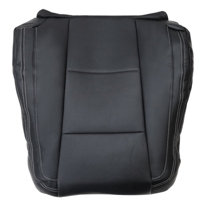 For 2015 2016 2017 Ford F150 Lariat Driver Top Perforated Seat Cover Black