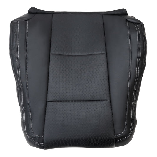 For 2015 2016 2017 Ford F150 Lariat Driver Top Perforated Seat Cover Black