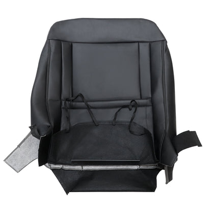 For 2015 2016 2017 Ford F150 Lariat Driver Top Perforated Seat Cover Black